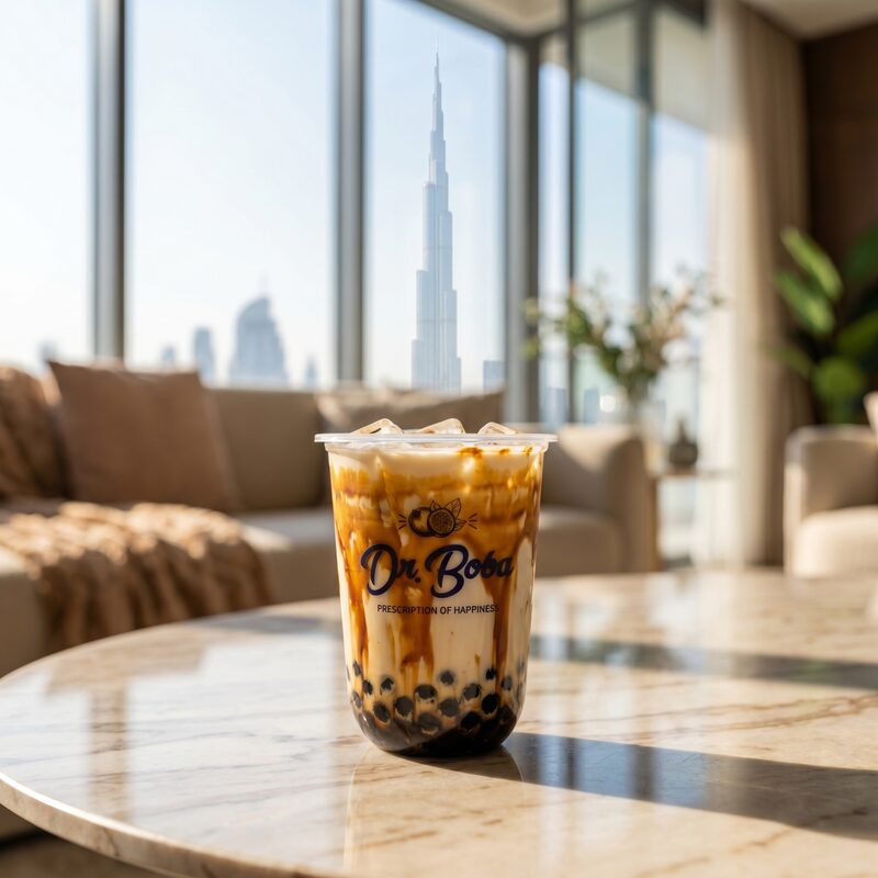 Dr. Boba Premium Bubble Tea Shop in Dubai